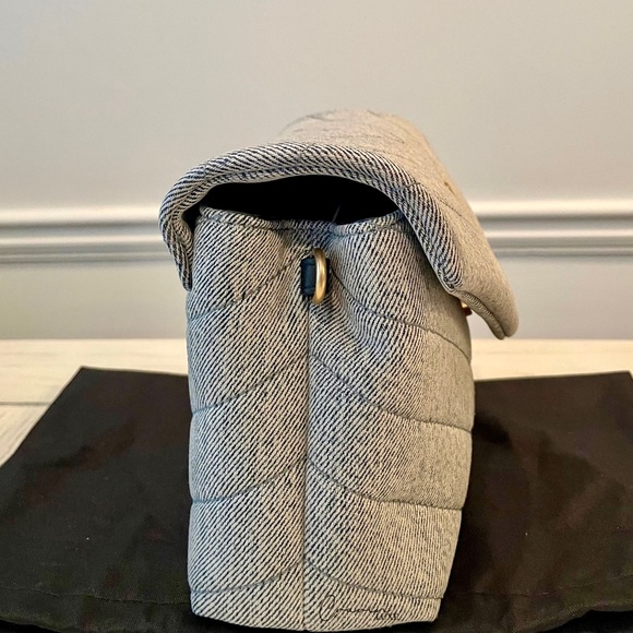 ❌❌SOLD❌❌ New Saint Laurent Denim Toy LouLou - Picture 4 of 11